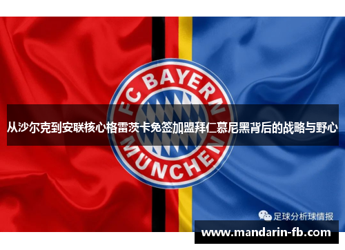 从沙尔克到安联核心格雷茨卡免签加盟拜仁慕尼黑背后的战略与野心